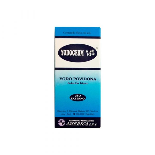 Yodogerm solución (Yodopovidona 10%) 60 ml