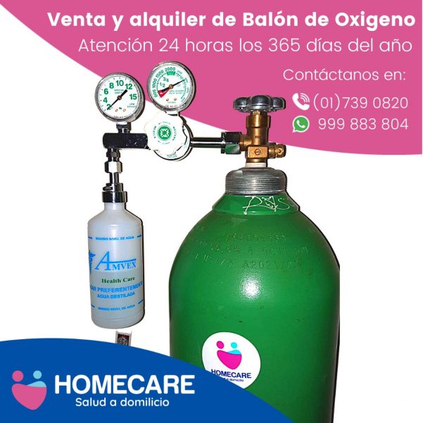 Balones de oxigeno Homecare