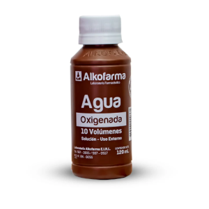 Agua Oxigenada 10 Volúmenes Solución 120 ML