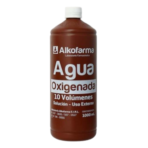 Agua Oxigenada 10 Volúmenes Solución 1 Litro